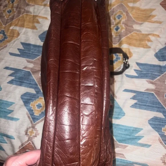 B. Makowsky leather shoulder bag Rare - Picture 3 of 6